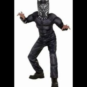 NWT Child’s Black Panther Costume Sz (3-4)